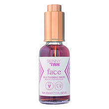 Load image into Gallery viewer, Skinny Tan Moisturising Face Tanning Drops 30ml |Instant Fake Tan |Coconut and Vanilla Aroma| Cruelty Free &amp; Vegan Skincare for Radiant Natural Glow
