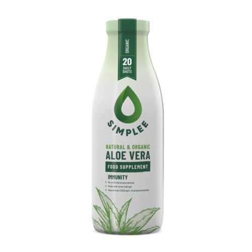 Simplee Aloe ® - Aloe Vera Juice 1 Litre - Natural, Organic & Cold Pressed