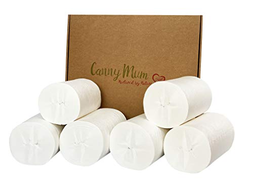 CannyMum Bamboo Nappy Liners, 1200 Sheets, Chemical Free, Biodegradable, Compostable, Plastic Free
