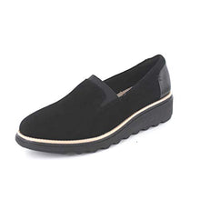 Load image into Gallery viewer, Clarks Women's Sharon Dolly Loafers, Black Black Suede, 6 UK
