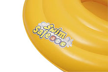 Load image into Gallery viewer, Bestway Baby Swim Safe Seat (Step A) Learn to Swim Round Inflatable, Yellow, 0-12 Months

