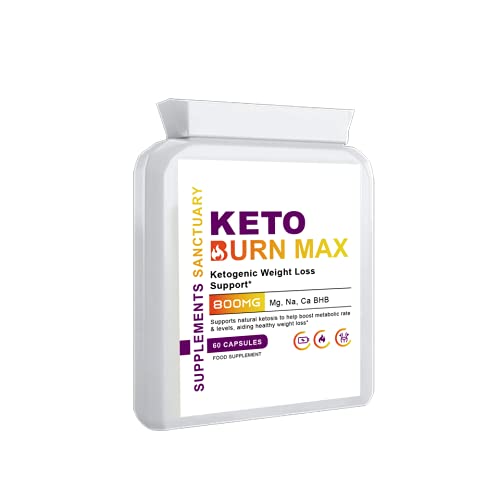 Keto Burn Max - Ketogenic Weight Loss Support for Men & Women - 1 Month Supply - Postal Pack