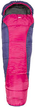 Load image into Gallery viewer, Trespass Unisex-Youth BUNKA 3 Season Sleeping Bag with Hollow Fibre Filling, 170 x 65 x 45 cm, Purple, 170 cm x 65 cm x 45 cm

