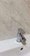 Load image into Gallery viewer, DBS Light Grey Marble 1m x 2.4m Shower Wall Panels Bathroom PVC Cladding Wet Wall
