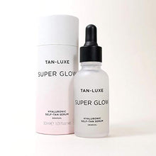 Load image into Gallery viewer, Tan Luxe SUPER GLOW Self Tan Serum, (30 ml) Daily Gradual Fake Tanning Skincare, Cruelty Free &amp; Vegan
