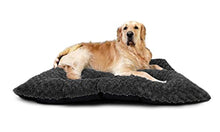 Load image into Gallery viewer, Large Dog Bed (102 x 70cm) Ultra Soft Pet Bed, Premium Plush Mattress Cushion For Medium Or Large Size Pets, Can Be Used For Dog Crate. Machine Wash &amp; Dryer Friendly. (Black)
