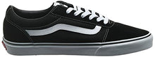 Load image into Gallery viewer, Vans Women&#39;s Wm Ward Sneaker, Black Suede Canvas Black White Iju, 6 UK
