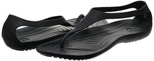 Load image into Gallery viewer, Crocs Sexi Women&#39;s Flip Flops, Black, 6 UK
