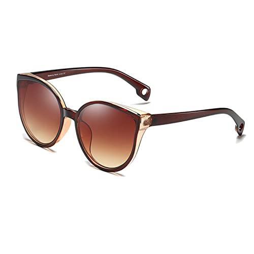 Long Keeper Cat Eye Sunglasses Women - Trendy Oversized Sunglasses - Cateye Glasses With UV Protection Sunglasses For Ladies (C2)
