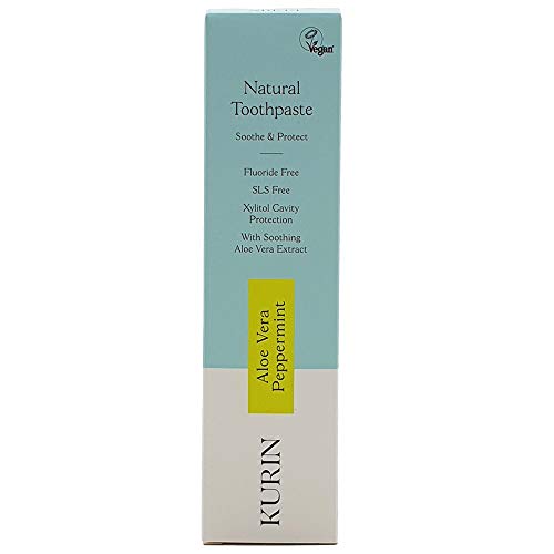 Kurin Fluoride Free Natural Aloe Vera Toothpaste 100ml - Peppermint