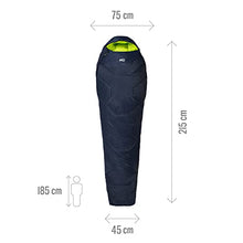 Load image into Gallery viewer, Millet - Baikal 1100 Reg - Adult Sleeping Bag with Compression Bag - Recycled Synthetic Insulation
