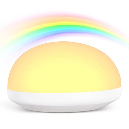 Night Light Baby, Touch Control, Color-Changing Modes, Adjustable Brightness, USB Rechargeable, Breastfeeding Light for Kids, Toddler
