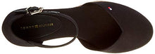 Load image into Gallery viewer, Tommy Hilfiger Women's Basic Closed Toe Mid Wedge Open Sandals, Black (Black Bds), 7 UK
