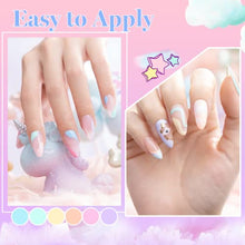 Load image into Gallery viewer, Beetles Gel Nail Polish, Unicorn Collection Pastel Blue Yellow Pink Gel Polish Soak off Baby Blue Yellow Purple Nail Polish Spring into Summer Best Easter Gel Polish Easter Decorations Nail Art Gifts
