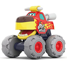 Load image into Gallery viewer, Tippi Monster Truck Toy Cars - Set of 3 Push Along Cars - Toy Car Set For 1, 2, 3 Year Olds - 2 Year Old Boy Gifts - Kids Toys Age 1 Year +
