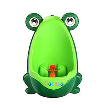 Load image into Gallery viewer, Soraco Frog Baby Potty Training Urinal for Toddler Boy with Funny Whirling Target Green
