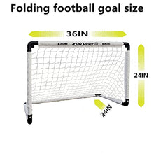 Load image into Gallery viewer, LZHDZQD Football Gifts For Boys, Football Goals For The Garden, Football Goals For Kids, Let Kids Fall In Love With Football, 36×24 Inch Football Goals Football Training Equipment For Kids Suit
