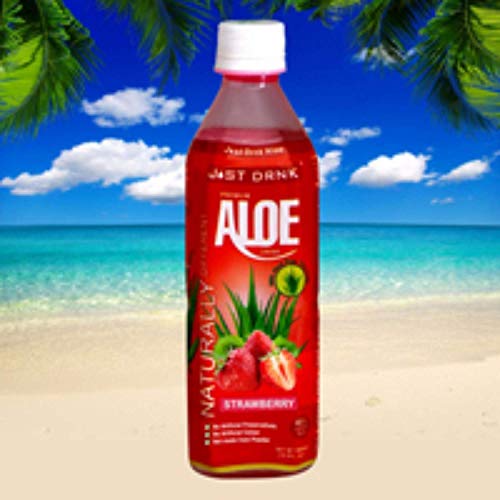Just Drink Aloe Strawberry 500ml (Pack of 12)