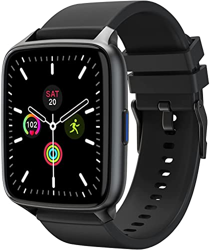 Smart Watch for Men Women Android iOS, Deeprio Niagara 1.69'' Full Touch Fitness Watch Tracker Monitor with Heart Rate Blood Oxygen Pedometer Steps, IP68 Waterproof fit Watch for Sport Sleep Running