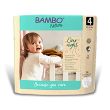 Load image into Gallery viewer, Bambo Nature Overnight Nappies, Size 4 (7-14 kg), Pack of 24
