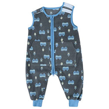Load image into Gallery viewer, FLYISH DIRECT Baby Sleeping Bag 1 TOG, Toddler Sleeping Bag with Feet, Baby Sleep Sack, Super Soft Fleece Sleeping Bag for Baby,, 12-18 months, Grey Car
