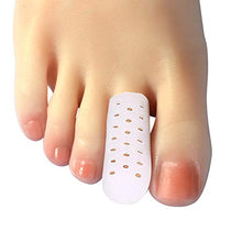 Load image into Gallery viewer, Gel Toe Cap, 10 Pcs Breathable Toe Protector Toe Cover Sleeves with Holes, Provides Relief from Corns, Blisters, Hammer Toes, Reduce Friction
