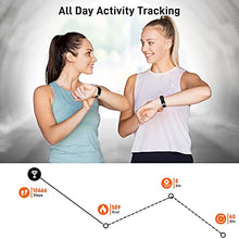 Load image into Gallery viewer, andfive Smart Watch, Fitness Tracker with 1.69" Touch Screen, Heart Rate Monitor, IP68 Waterproof Pedometer Step Counter Watch,with Sleep Monitor,Sports Smartwatch for Men Women for Android iOS
