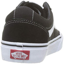 Load image into Gallery viewer, Vans Women&#39;s Wm Ward Sneaker, Black Suede Canvas Black White Iju, 6 UK
