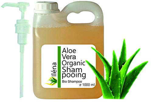 Organic Shampoo with Aloe Vera, Argan and Vitamins. Sulfate Free Silicone Free Hair Loss Prevention (1000 ml)