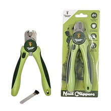 Load image into Gallery viewer, Thunderpaws Professional-Grade Dog Nail Clippers with Protective Guard and Safety Lock (Medium to Large Breeds, Green)
