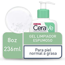 Load image into Gallery viewer, CeraVe Foaming Cleanser for Normal to Oily Skin 236 ml with Niacinamide and 3 Essential Ceramides
