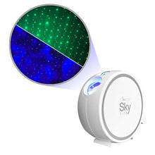Load image into Gallery viewer, BlissLights Sky Lite - LED Star Projector, Galaxy Lighting, Nebula Lamp for Gaming Room, Home Theater, Bedroom Night Light, or Mood Ambiance (Green Stars)
