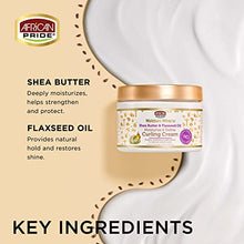 Load image into Gallery viewer, African Pride Moisture Miracle Shea Butter &amp; Flaxseed Oil Moisturize &amp; Define Curling Cream 12 oz
