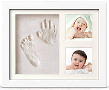 Load image into Gallery viewer, PewinGo Footprint Kit &amp; Handprint Kit, Baby Photo Frame Kit Clay for Newborn Baby Girls and Boys, Baby Shower Gifts,Baby Registry, New Parents Gift, Perfect Baby Memory and Nursery Room Decoration
