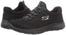 Load image into Gallery viewer, Skechers Women's Summits Sneaker, Black, 7 UK
