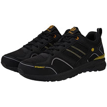 Load image into Gallery viewer, Ziboyue Safety Trainers Men Lightweight Safety Shoes Comfortable Steel Toe Cap Trainers Breathable Work Shoes Puncture Proof Non Slip Industrial Construction Footwear(Shine Black,9UK)
