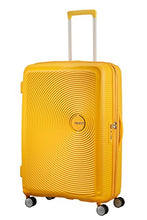 Load image into Gallery viewer, American Tourister - Soundbox Spinner Expandable, 77cm, 97/110 L - 4.2 KG, Yellow (Golden Yellow)
