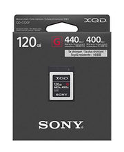 Load image into Gallery viewer, Sony 120GB (128GB pre format) 5x TOUGH XQD Flash Memory Card - High Speed G Series ( Read 440MB/s and Write 400MB/s) - QDG120F
