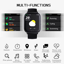 Load image into Gallery viewer, Smart Watch for Women Men, Health Watch with Body Thermometer/Heart Rate/Sleep Monitor/Blood Pressure/Blood Oxygen/Step Counter, Sports Waterproof Fitness Activity Tracker Smartwatch for iOS Android
