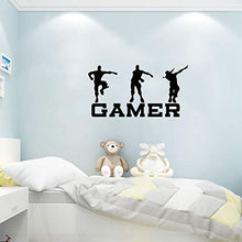 Load image into Gallery viewer, Quanyuchang Gamer Wall Decal, Game Wall Stickers Murals, Vinyl Art Design Gamers World Wall Decor for Teen Kids Boys Bedroom Playroom Home Decoration Wallpaper
