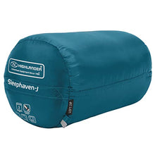 Load image into Gallery viewer, Highlander Kids Sleeping Bag For Camping, Hiking, Travelling, Indoor or Sleepover | Lightweight 882g | Rectangular Style | Toddler - Junior | Warm Snuggle Sleep Bags
