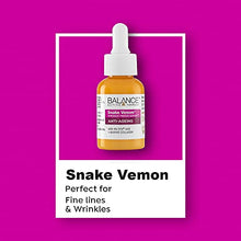 Load image into Gallery viewer, Balance Active Formula Snake Venom Wrinkle Freeze Serum (30 ml) - Lines and Wrinkles Appear Reduced; Smoothes Crow&#39;s Feet; Dermatologically Tested; Cruelty Free

