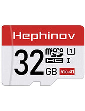 Load image into Gallery viewer, Hephinov 32GB Micro SD Card, MicroSDHC Memory Card Up to 90MB/s(R) + SD Adapter with A1, C10, U1, V10, Full HD, TF Card for Camera, Smartphone, Drone, Dash Cam, Gopro
