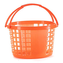 Load image into Gallery viewer, Prextex 12 Bright Coloured Plastic Easter Egg Hunt Baskets for Kids,Great Easter Basket with Handle for Children Easter Parties, Gift Baskets, 9cm High
