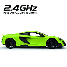 Load image into Gallery viewer, CMJ RC Cars™ McLaren 675LT Officially Licensed Remote Control Car 1:18 Scale Working Lights 2.4Ghz Green
