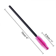 Load image into Gallery viewer, 200 Pieces Disposable Mascara Wands Eyelash Brushes Eye Lash Makeup Applicators Cosmetic Brush Kit, Multicolor
