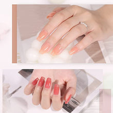 Load image into Gallery viewer, GAOY Summer Jelly Gel Nail Polish Set of 6 Colors Including Red Pink Nude Gel Polish Kit UV LED Soak Off Nail Polish Home DIY Manicure Nail Salon Varnish
