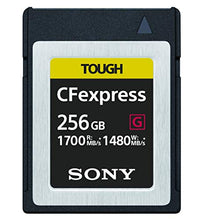 Load image into Gallery viewer, Sony 256GB TOUGH CFexpress Card Type B Ultra Speed Memory Card (Read: 1700MB/s Write: 1480MB/s) - CEB-G256/J SYM
