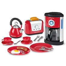 Load image into Gallery viewer, Casdon Morphy Richards Kitchen Set | Toy Kitchen Appliances For Children Aged 3+ | Includes Toaster, Coffee Maker, Kettle &amp; More!
