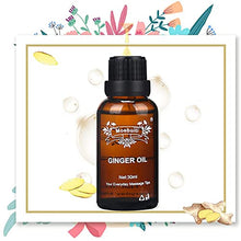 Load image into Gallery viewer, Ginger Oil, Lymphatic Drainage Ginger Oil, Ginger Oil Organic, Ginger SPA Massage Oils, Ginger Oil for Massage Lymphatic Drainage, Body, Swelling, Relieve Muscle Soreness

